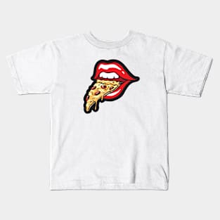 Pizza Tongue Kids T-Shirt